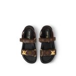 LV Sunset Flat Comfort Sandal - Image 6